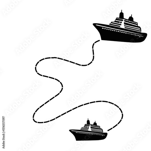 Ship Travel Route 
