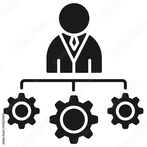 Coordinator Glyph Icon