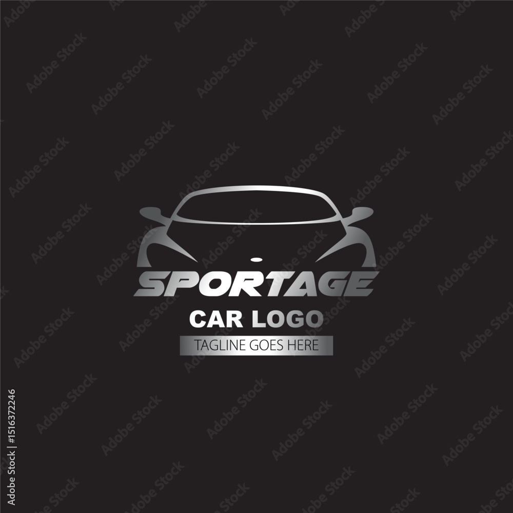 Fototapeta premium Sportage car logo template
