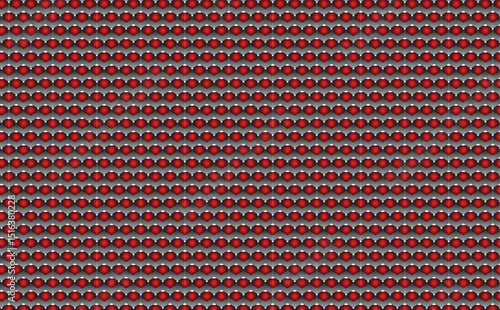 Red Hexagon 3D Pattern Background