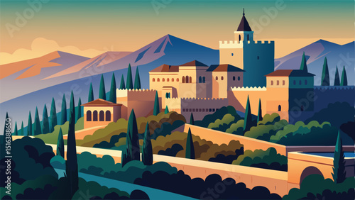 Explore alhambra palace andalusia spain travel destination art