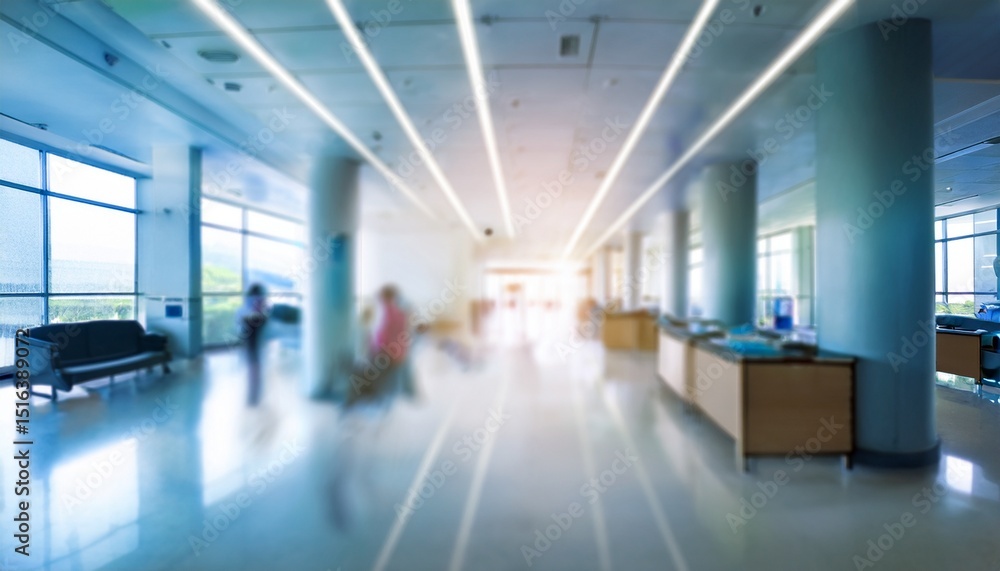 Obraz premium light blurred background blur health center an office or medical institution