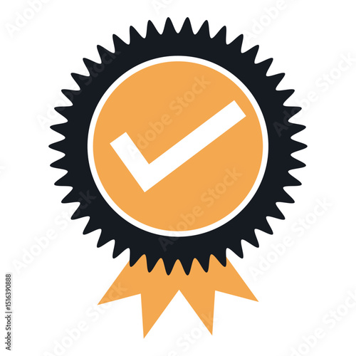 Green round check mark vector icon button set