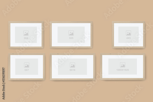 set of vintage frames