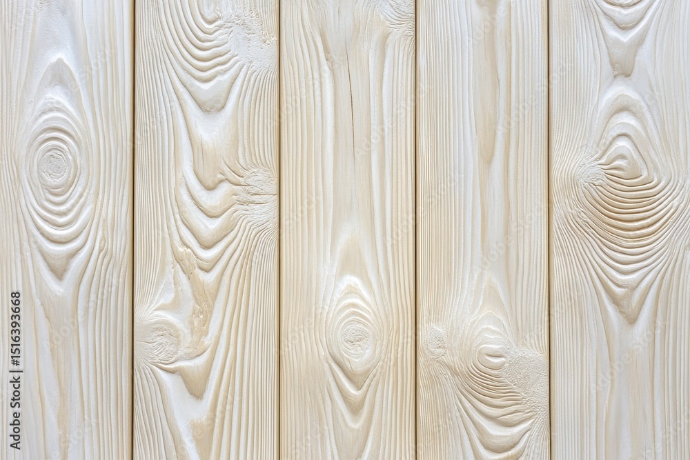 Close-Up of Cream-Tinted Wooden Planks: A Stylish Background for Decorative Designs Close-Up of Cream-Tinted Wooden Planks: A Stylish Background for Decorative Designs