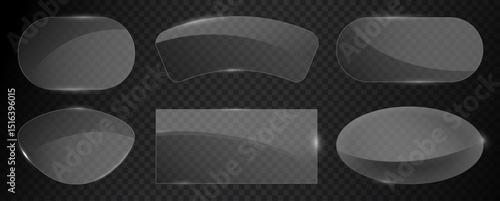 png rectangle prism transparent glossy pane smooth digital floating overlay with beveled border modern frame for clean crystal interface abstract stylish effect luxury soft glow round shape

