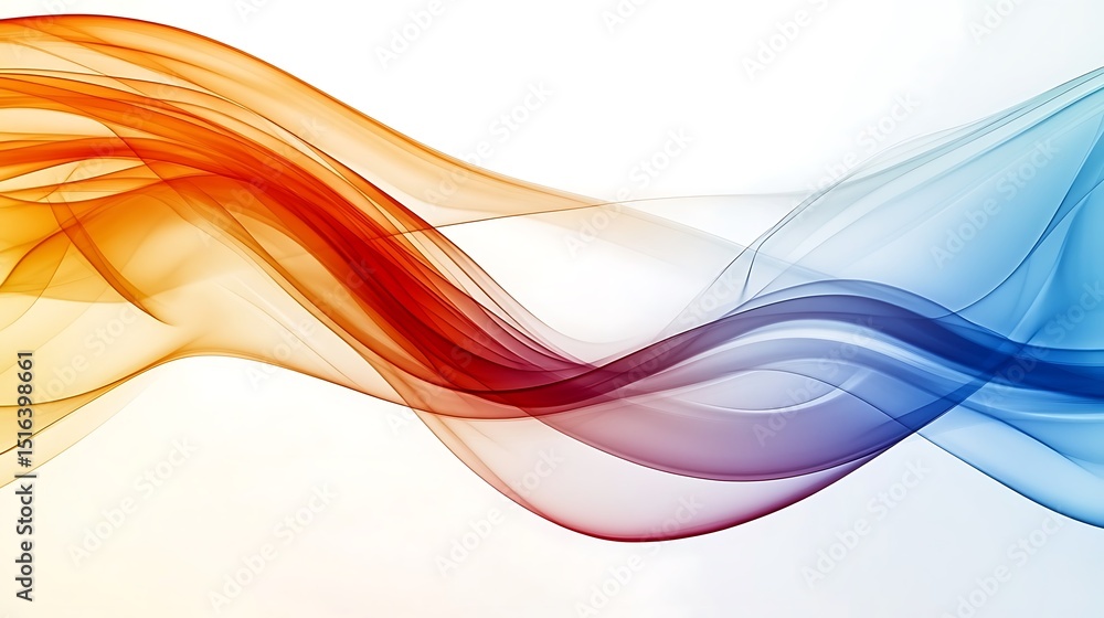 Fototapeta premium Abstract flowing colors (1)