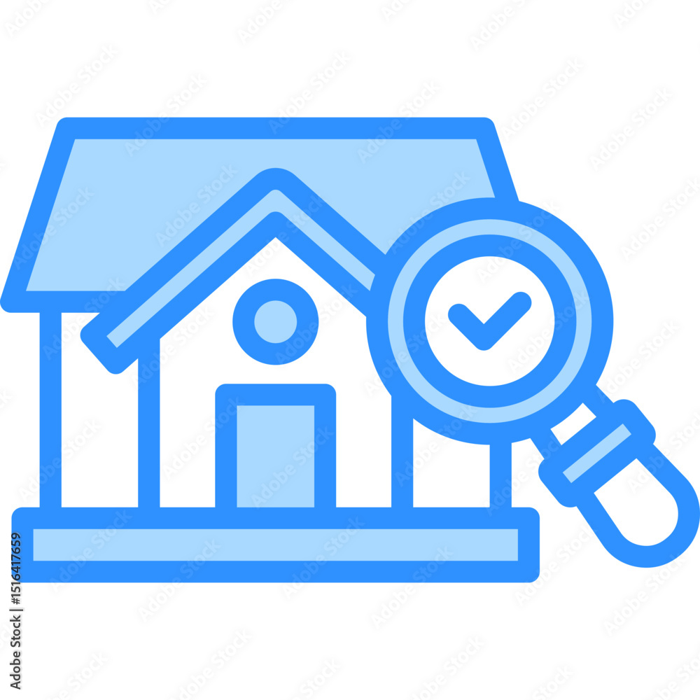 Obraz premium Home Inspection Icon