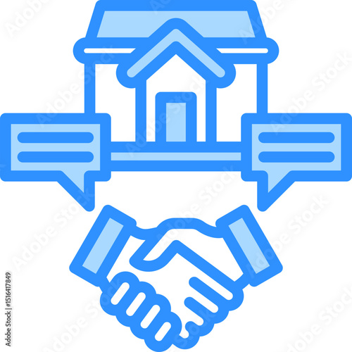 Real Estate Negotiation Icon