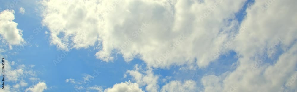 Anamorphic Time-lapse: Clouds on sky in early summer Anamorphic Time-lapse: Clouds on sky in early summer