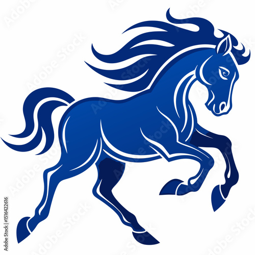 the galloping horse