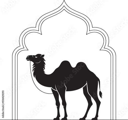 camel on the beach