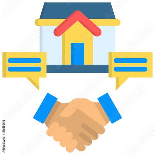 Real Estate Negotiation Icon