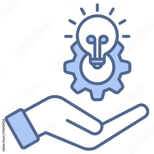 Solution Blue Icon
