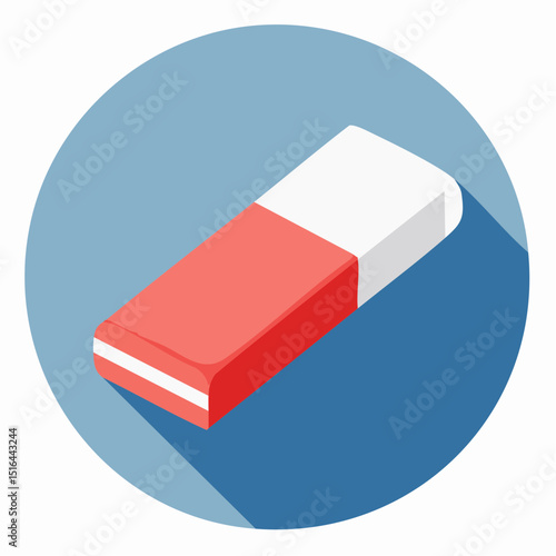 消しゴムのミニマルなベクター素材