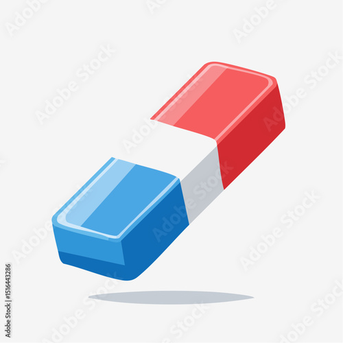 消しゴムのミニマルなベクター素材