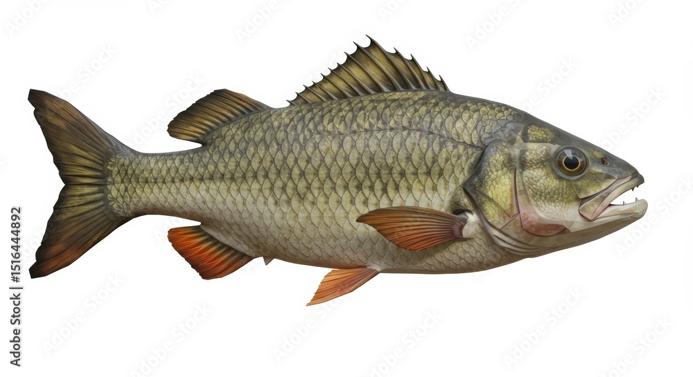 Close-up of a Red Drum Fish Close-up of a Red Drum Fish