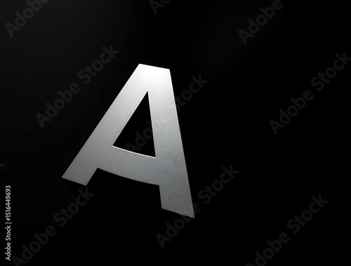 Free Download Illuminated Letter A with Dark Background. - GFXLoad