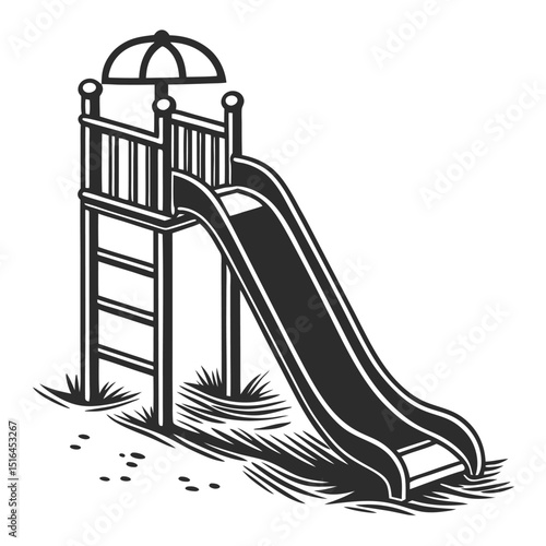 illustration of a lighthouse in the background