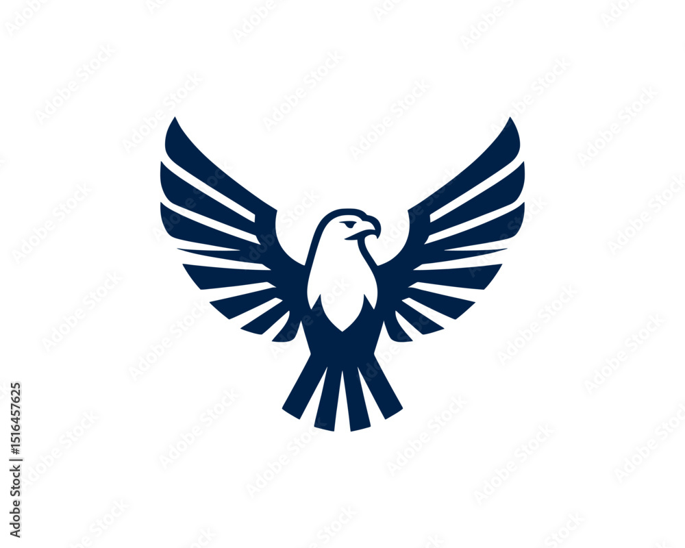 Obraz premium American eagle logo created for vector branding