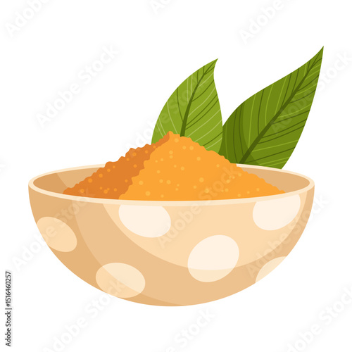 Turmeric root plant, icon. Natural flavor, herbal spice, hand drawn sketch illustration. Detox food ingredient. Vector illustration isolated on white background