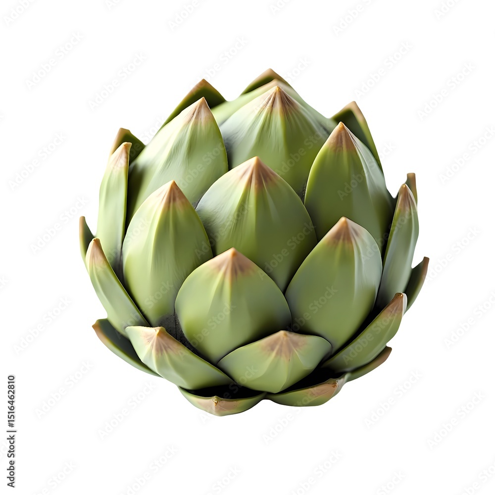 Artichoke Vegetable: Close-up Photography of Green Artichoke Artichoke Vegetable: Close-up Photography of Green Artichoke