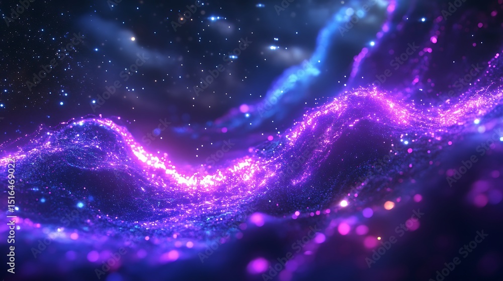 Fototapeta premium Abstract digital landscape (22)