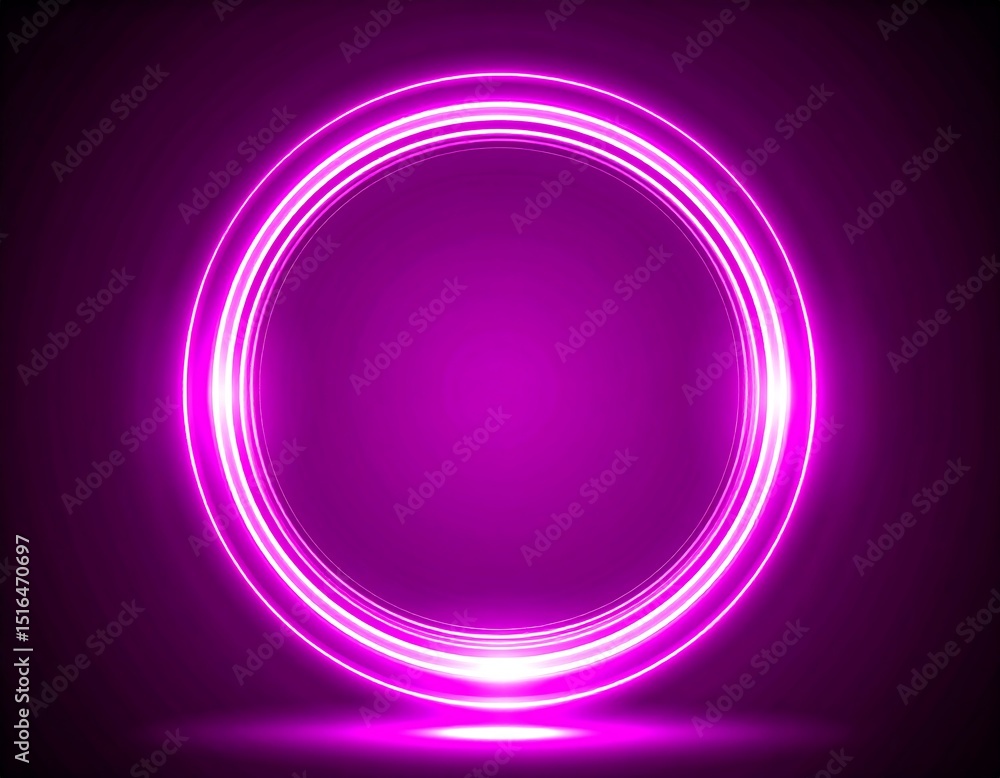 Fototapeta premium Abstract glowing circle background