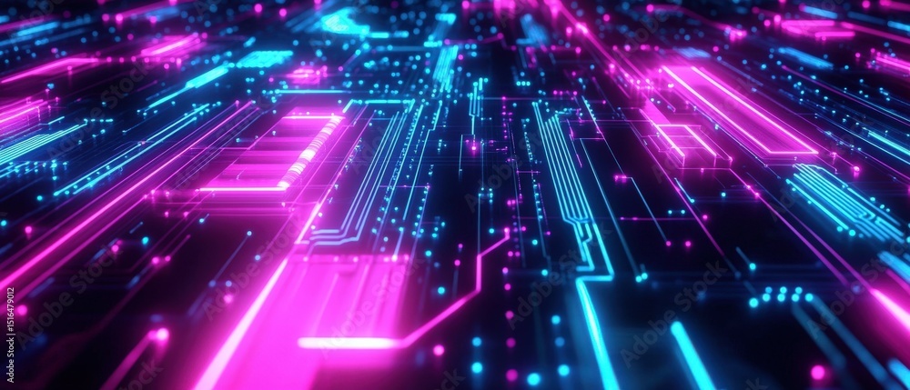 Abstract Circuit Board Design Abstract Circuit Board Design