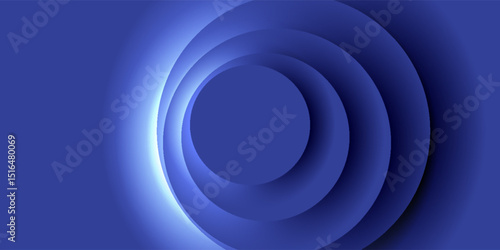 Gradient background. Abstract circle papercut smooth color composition. eps10