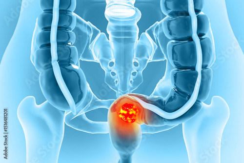 Bild auf Leinwand Colon cancer