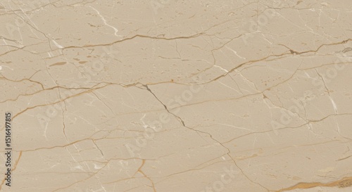 Beige stone texture with cracks and slight veins. Polished and neutral tone