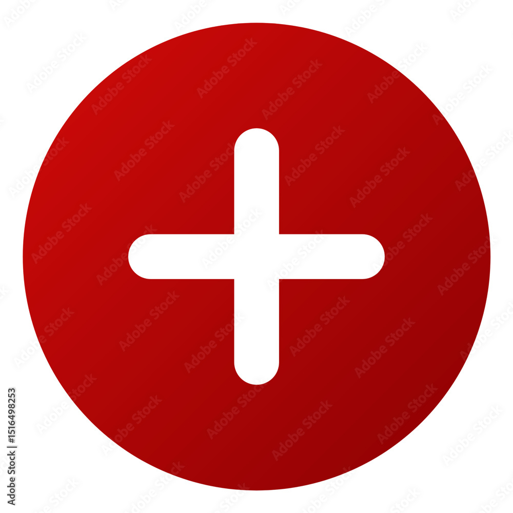 Fototapeta premium plus minus icon