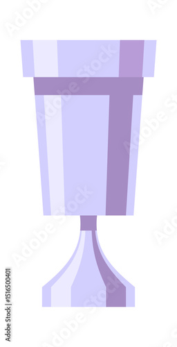 Ancient silver amphora cartoon artifact