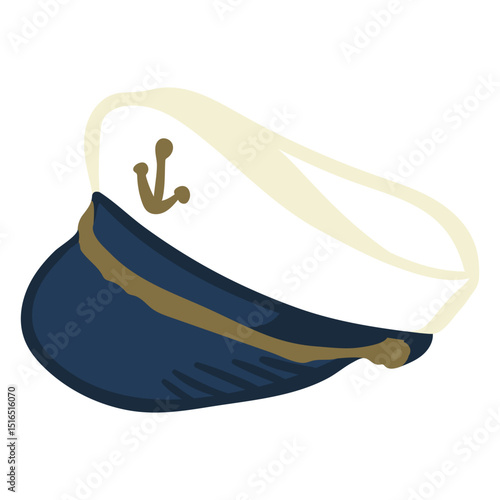 Hand drawn hat captains hat