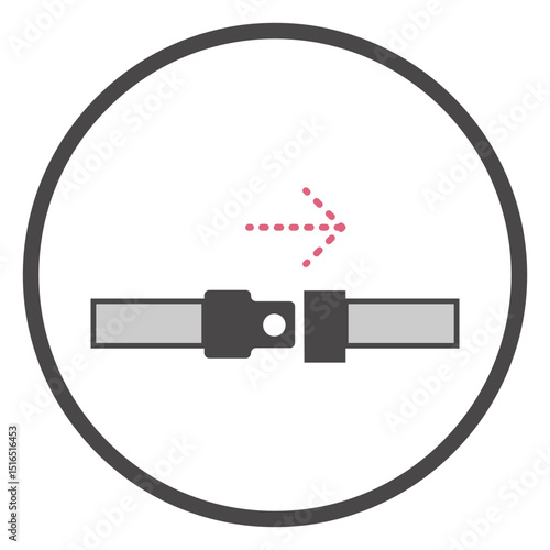Aboard seat belt symbol