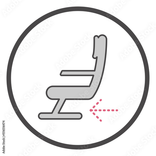 Aboard stow under seat symbol