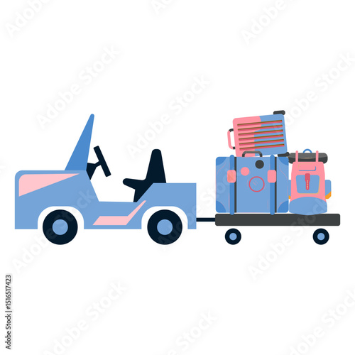 Airport baggage cart