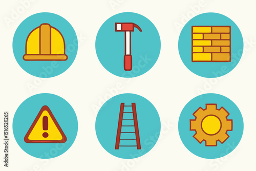 12-icon-set-of-construction---includes--helmet--sh.eps