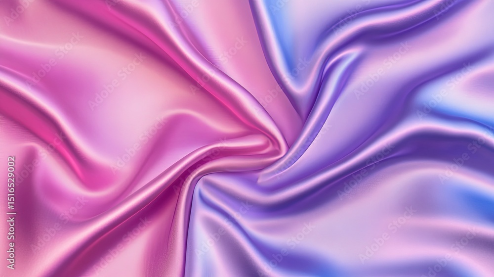 Obraz premium Wet silk on a background of soft pastel shades, with light shadows 
