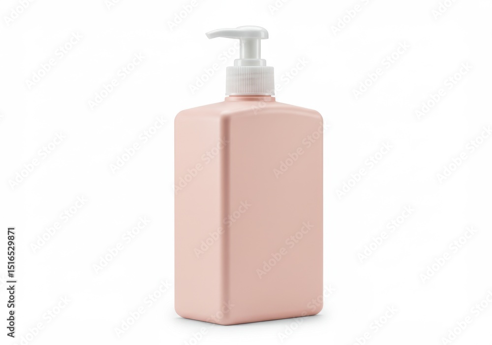 Pink dispenser bottle with pump