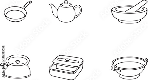 Crockery Items Set – Ceramic Tableware and Kitchen Utensils Collection
