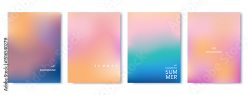 Color gradient backgrounds, abstract color textures, pastel colors, blurred vector backgrounds.