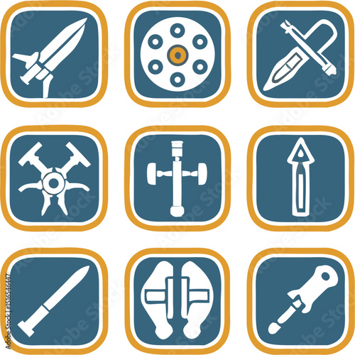 tools icon set