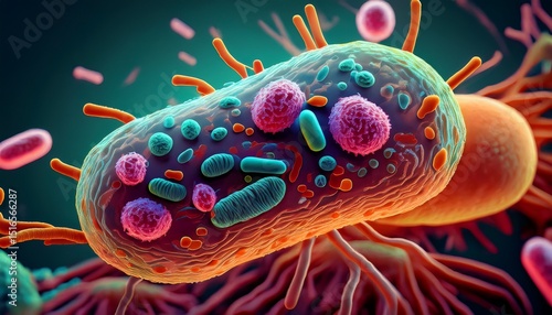 mycobacterium tuberculosis bacteria bacterial disease 3d render