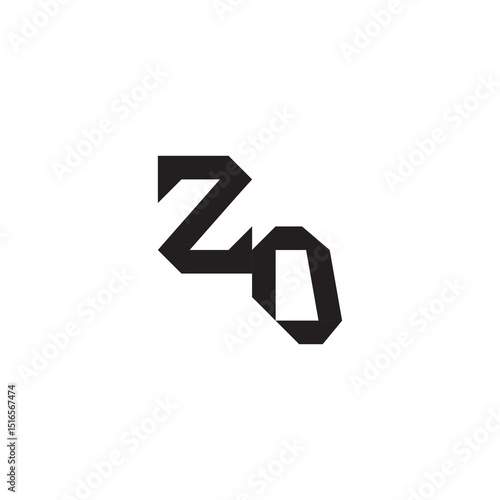 Free Download ZO Alphabet  design modern futuristic Initial monogram sport logo alphabet esport gaming - GFXLoad