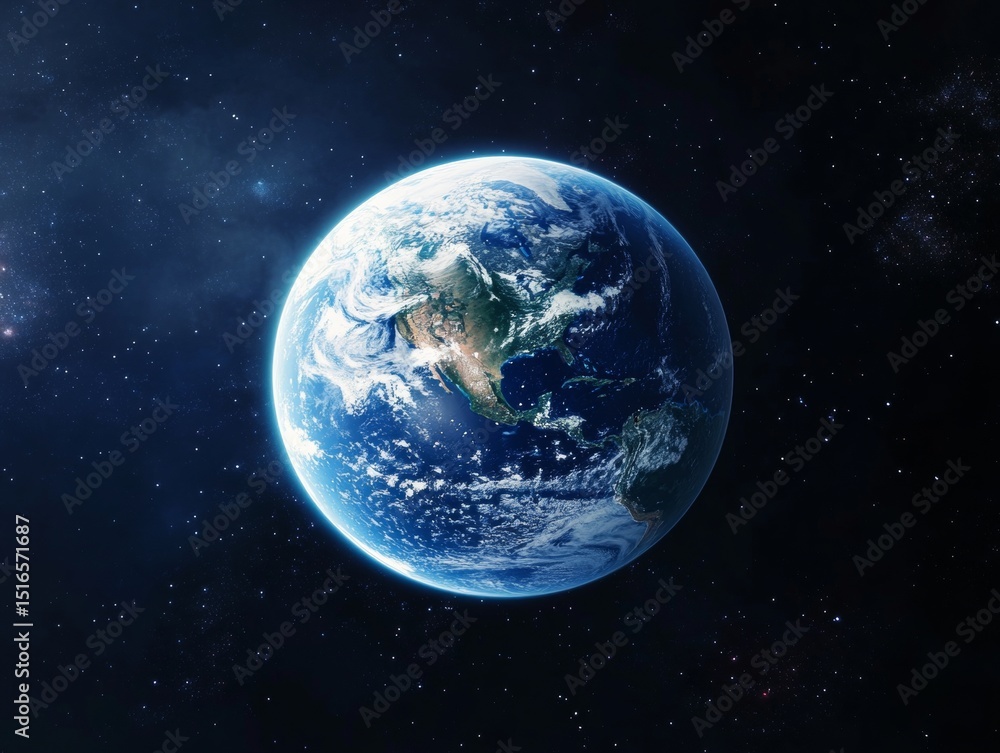 Fototapeta premium Earth from space