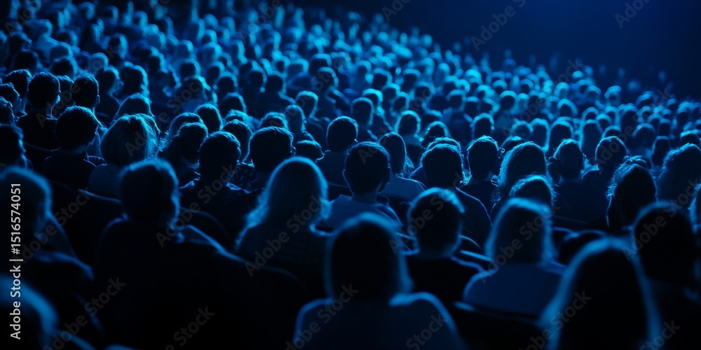 Fototapeta premium Audience Watching Performance