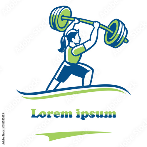 Power Lift Gym Logo – Strength and Fitness Branding Design.

