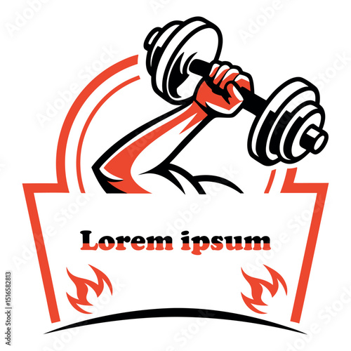 Power Lift Gym Logo – Strength and Fitness Branding Design.

